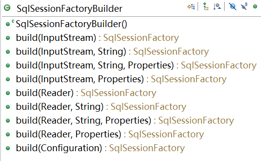 SqlSessionFactoryBuilder